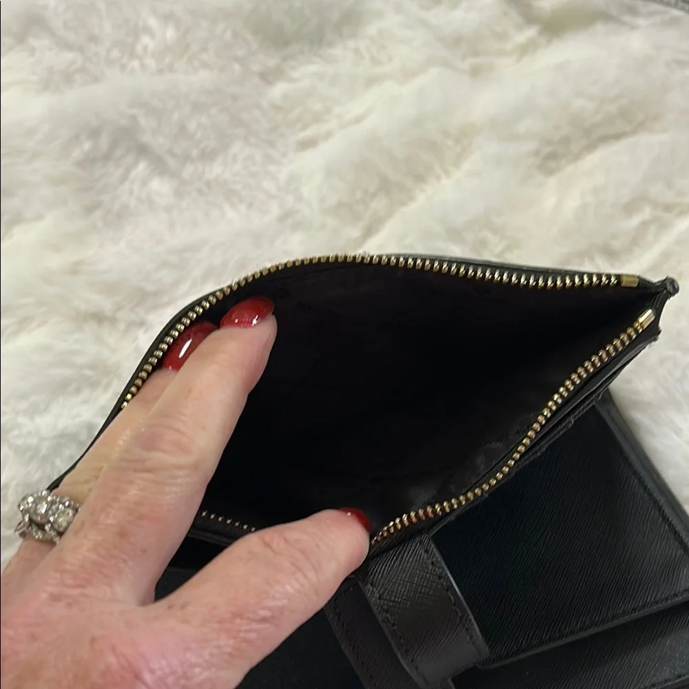 Michael Kors Black Structured Tote Bag and Wallet BUNDLE!!!!